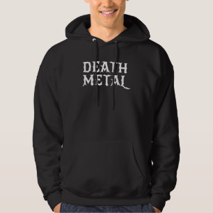Gothic Typography für Death Metal Hoodie
