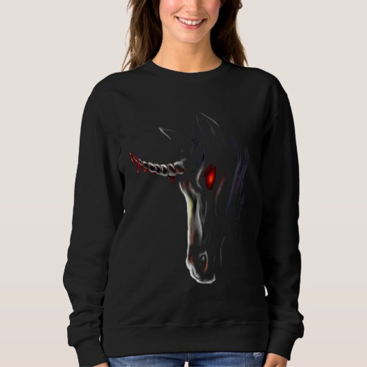 Gothic Unicorn Sweatshirt (Vorderseite)