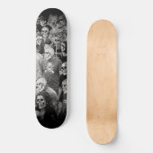Gothic Urban Night Skull Crowd Skateboard (Vorderseite)