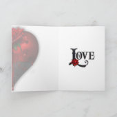 Gothic Valentine Card Feiertagskarte (Innenseite)