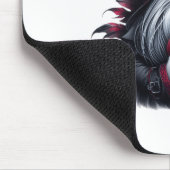 Gothic Valentine Gnome Mousepad (Ecke)