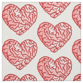gothic valentine heart shaped brains creepy stoff (Muster)
