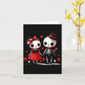 Gothic Valentine Karte (Gelbe Blume)