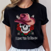 Gothic Valentine Shirt, Skelett Valetines T-Shirt