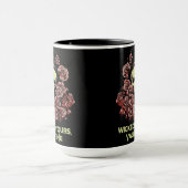 Gothic Valentine Skull mit Rose Tasse (Zentrum)