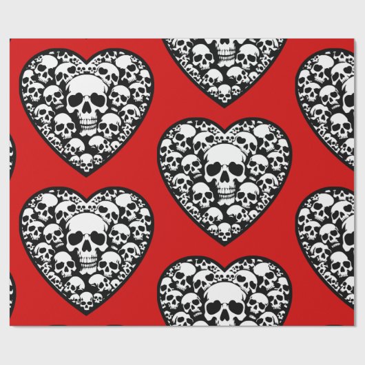 Gothic Valentines Geschenkpapier (Flach)