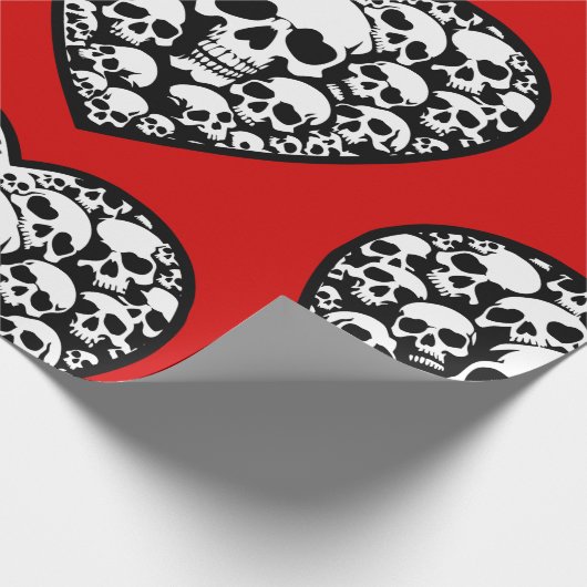 Gothic Valentines Geschenkpapier (Ecke)