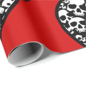 Gothic Valentines Geschenkpapier (Rolleneckpunkt)