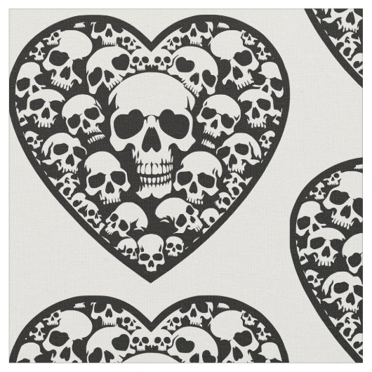 Gothic Valentines Stoff (Nahaufnahme)