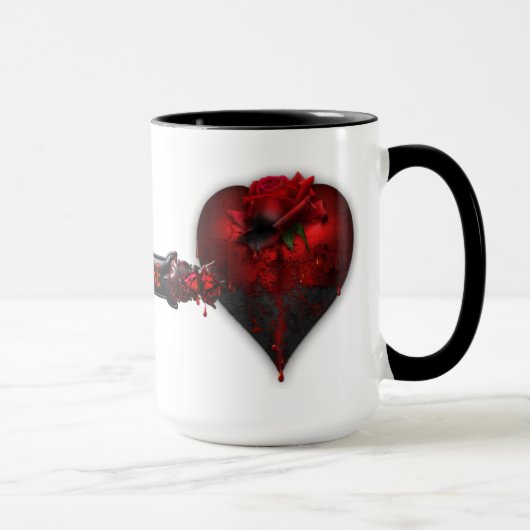 Gothic-Valentins-Kaffeetasse Tasse (Rechts)
