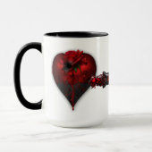 Gothic-Valentins-Kaffeetasse Tasse (Links)