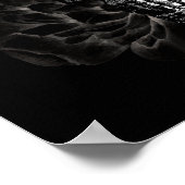 Gothic Valentins Schädelflasche Poster (Ecke)