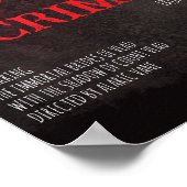 Gothic Vampir Bräute Crimson Throne Poster (Ecke)