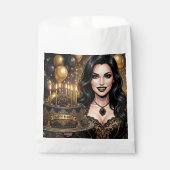 Gothic-Vampir-Geburtstagsfeier Dark Fantasy Geschenktütchen (Vorderseite)
