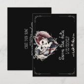 Gothic-/Vampir-Hochzeit Save-the-Date Save The Date (Vorne/Hinten)