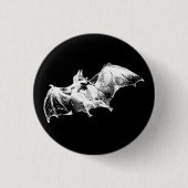 GOTHIC VAMPIRE BAT BUTTON (Vorderseite)