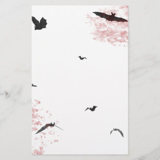 Gothic Vampire Bat Stationery Briefpapier