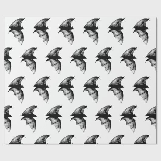 Gothic Vampire Bats Geschenkpapier (Flach)