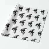 Gothic Vampire Bats Geschenkpapier (Ungerollt)