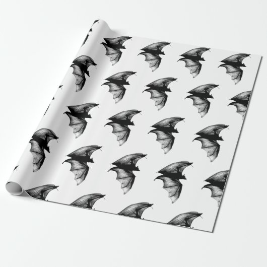 Gothic Vampire Bats Geschenkpapier (Ungerollt)
