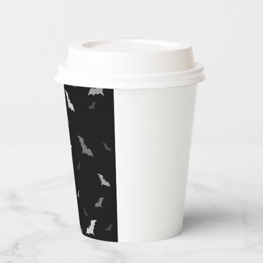 🦇 Gothic Vampire Bats Pappbecher (Links)