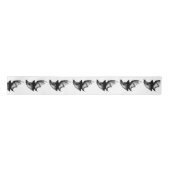 Gothic Vampire Bats Satinband (Vorderseite)