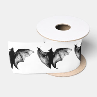 Gothic Vampire Bats Satinband