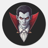 🦇 Gothic Vampire Black Sticker 🖤 🎃 (Vorderseite)