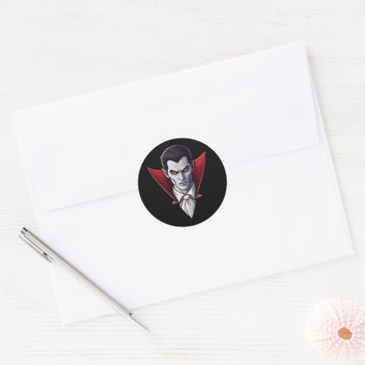 🦇 Gothic Vampire Black Sticker 🖤 🎃 (Umschlag)
