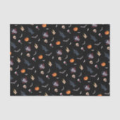 🧛 ♂️ Gothic Vampire Black Tissue Paper 🎃 🖤 Seidenpapier (Vorderseite)