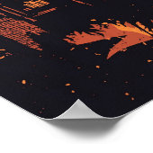 Gothic Vampire Castle under the Full Moon Poster (Ecke)