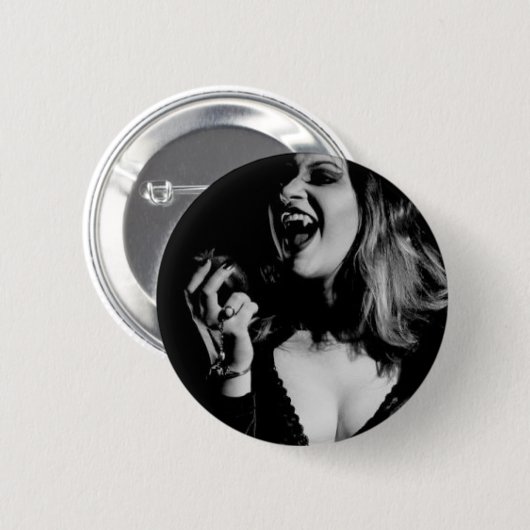 Gothic Vampire der letzte Bite Button (Vorne & Hinten)