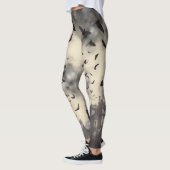 Gothic Vampire Dracula Castle Halloween Leggings (Links)