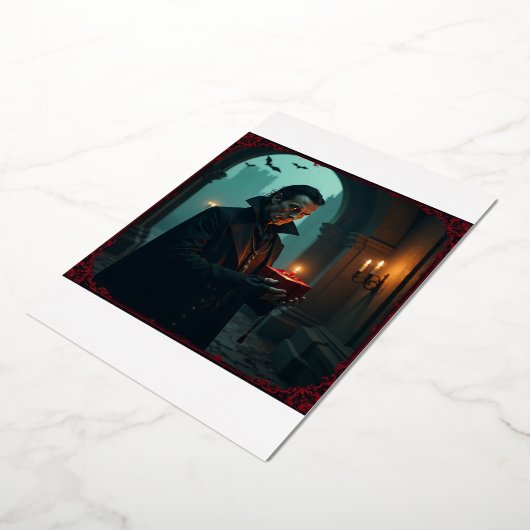 Gothic Vampire Einladung zum Geburtstag (Gedreht)