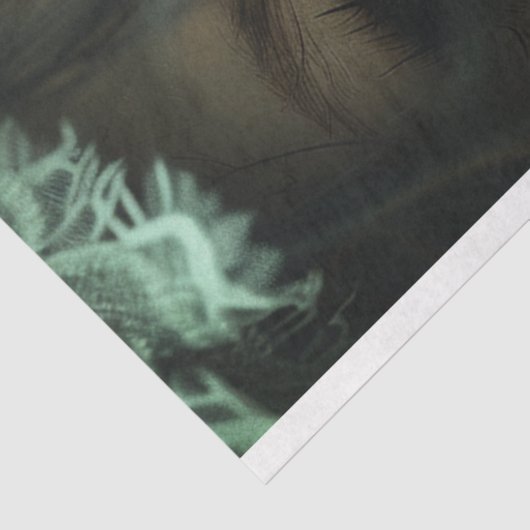 Gothic Vampire Emerald Nightshade Decoupage Seidenpapier (Ausschnitt)