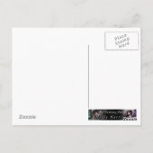 Gothic Vampire Fairy Fantasy Kunst, Dichtung und M Postkarte (Rückseite)