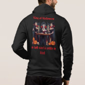 🧛 ‍ ♂️ Gothic Vampire Halloween Black Sweatshirt  (Rückseite)