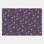🧛 ♂️ Gothic Vampire Halloween Black Wrap 🎁 🖤 Geschenkpapier Set (Vorderseite 2)