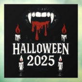Gothic Vampire Halloween Fensteraufkleber (Blatt 3)