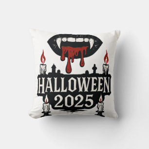 Gothic Vampire Halloween Kissen