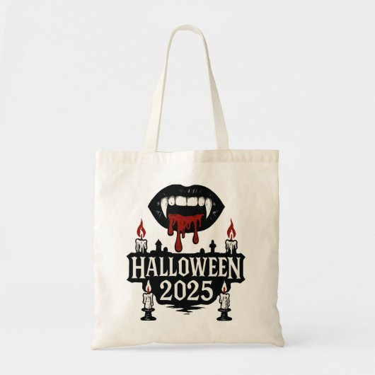 Gothic Vampire Halloween Tragetasche (Vorne)