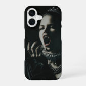 Gothic Vampire Queen Phone Case – Dark Fantasy Aes iPhone 16 Hülle (Rückseite)