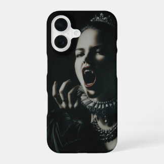 Gothic Vampire Queen Phone Case – Dark Fantasy Aes iPhone 16 Hülle
