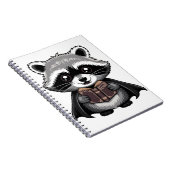 Gothic Vampire Raccoon Bookish Notizblock (Rechte Seite)
