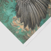 Gothic Vampire Skeleton Mermaid Skull Decoupage Seidenpapier (Ausschnitt)