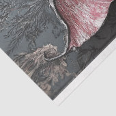 Gothic Vampire Skeleton Mermaid Skull Decoupage Seidenpapier (Ausschnitt)