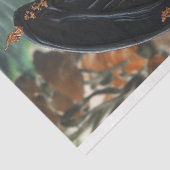 Gothic Vampire Skeleton Mermaid Skull Decoupage Seidenpapier (Ausschnitt)