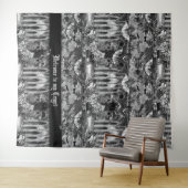 Gothic Vampires Crypt Friedhofszene mit Fledermäus Wandteppich (Beispiel (Horizontal))