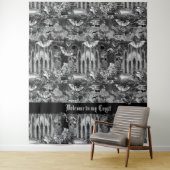 Gothic Vampires Crypt Friedhofszene mit Fledermäus Wandteppich (Beispiel)