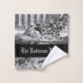 Gothic Vampires Crypt Graves Bats Skulls Goth Badhandtuch Set (Waschlappen)